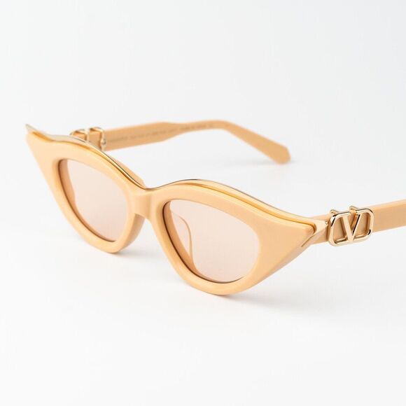 Valentino Women Sunglasses Beige Gold Nude Cat Eye V - GOLDCUT - II VLS-114C-49 main image 11